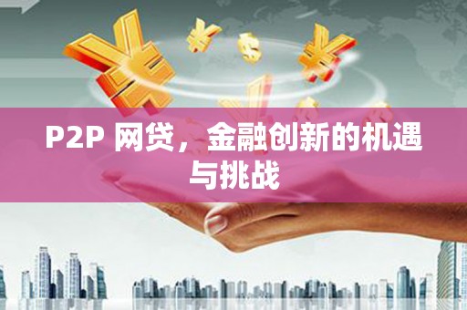 三水P2P 网贷，金融创新的机遇与挑战