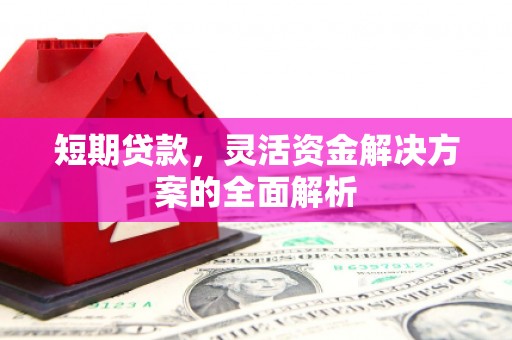 三水短期贷款，灵活资金解决方案的全面解析