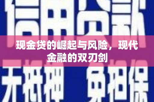 三水现金贷的崛起与风险，现代金融的双刃剑