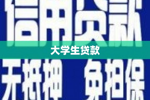 三水大学生贷款