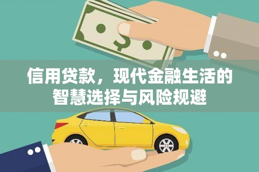三水信用贷款，现代金融生活的智慧选择与风险规避