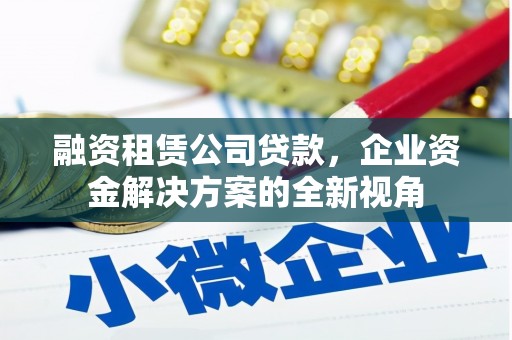 三水融资租赁公司贷款，企业资金解决方案的全新视角