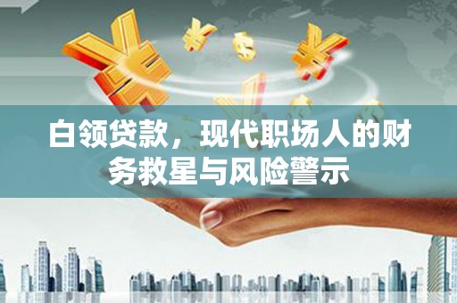 三水白领贷款，现代职场人的财务救星与风险警示
