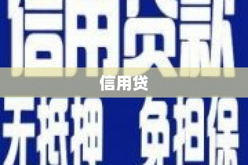 三水信用贷