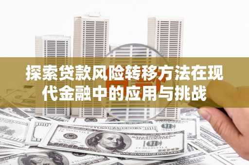 三水探索贷款风险转移方法在现代金融中的应用与挑战