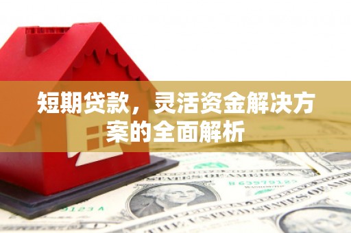 三水短期贷款，灵活资金解决方案的全面解析