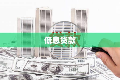 三水低息贷款