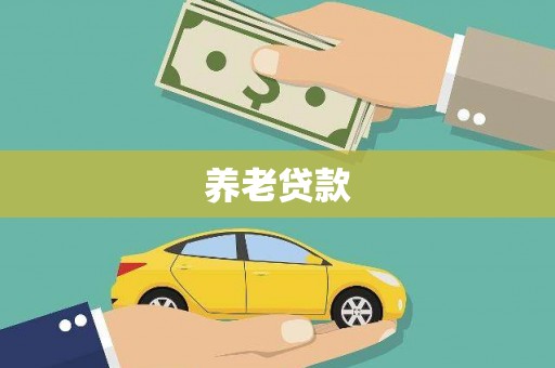 三水养老贷款