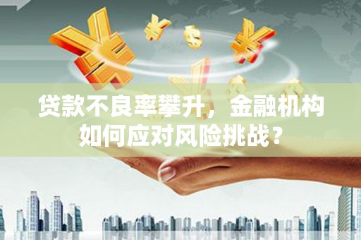 三水贷款不良率攀升，金融机构如何应对风险挑战？
