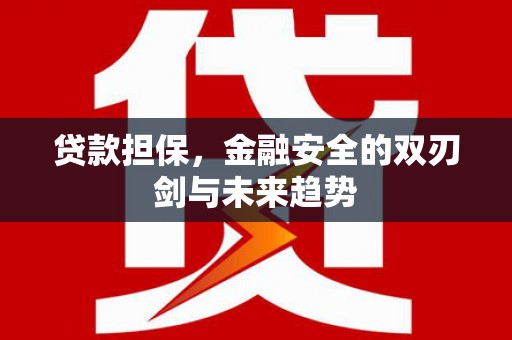 三水贷款担保，金融安全的双刃剑与未来趋势