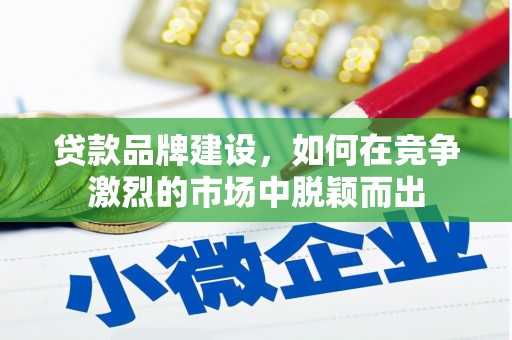 三水贷款品牌建设，如何在竞争激烈的市场中脱颖而出