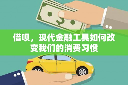 三水借呗，现代金融工具如何改变我们的消费习惯