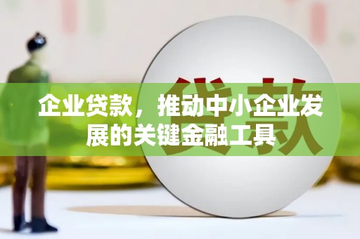 三水企业贷款，推动中小企业发展的关键金融工具