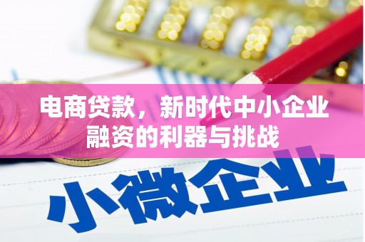 三水电商贷款，新时代中小企业融资的利器与挑战