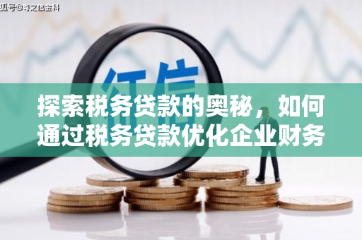 三水探索税务贷款的奥秘，如何通过税务贷款优化企业财务