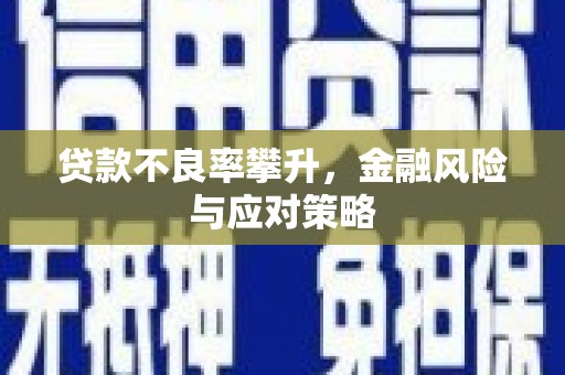 三水贷款不良率攀升，金融风险与应对策略