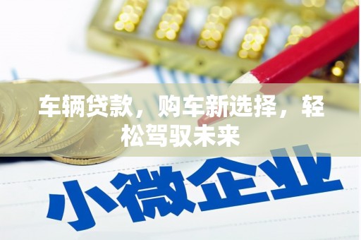 三水车辆贷款，购车新选择，轻松驾驭未来