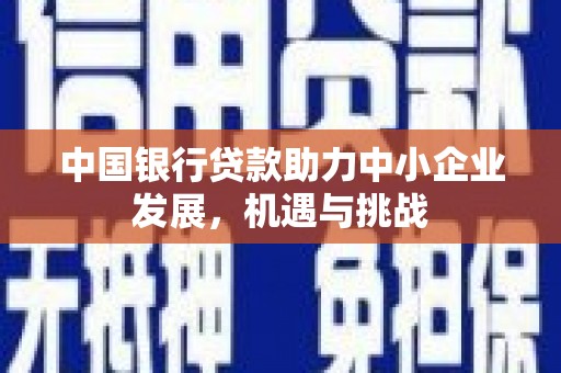 三水中国银行贷款助力中小企业发展，机遇与挑战