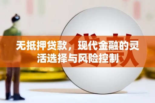 三水无抵押贷款，现代金融的灵活选择与风险控制
