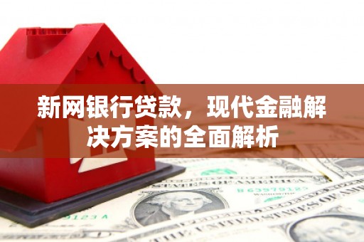三水新网银行贷款，现代金融解决方案的全面解析