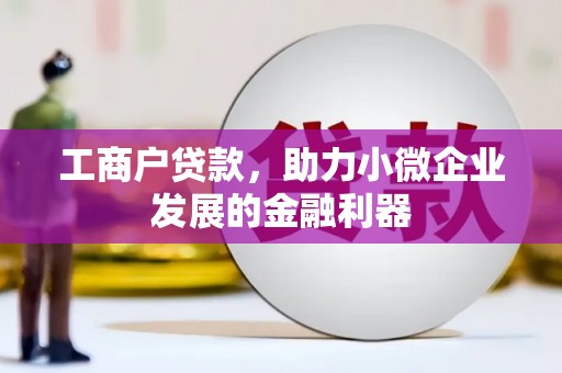 三水工商户贷款，助力小微企业发展的金融利器