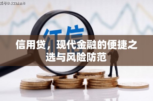 三水信用贷，现代金融的便捷之选与风险防范