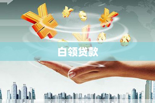 三水白领贷款