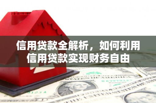 三水信用贷款全解析，如何利用信用贷款实现财务自由